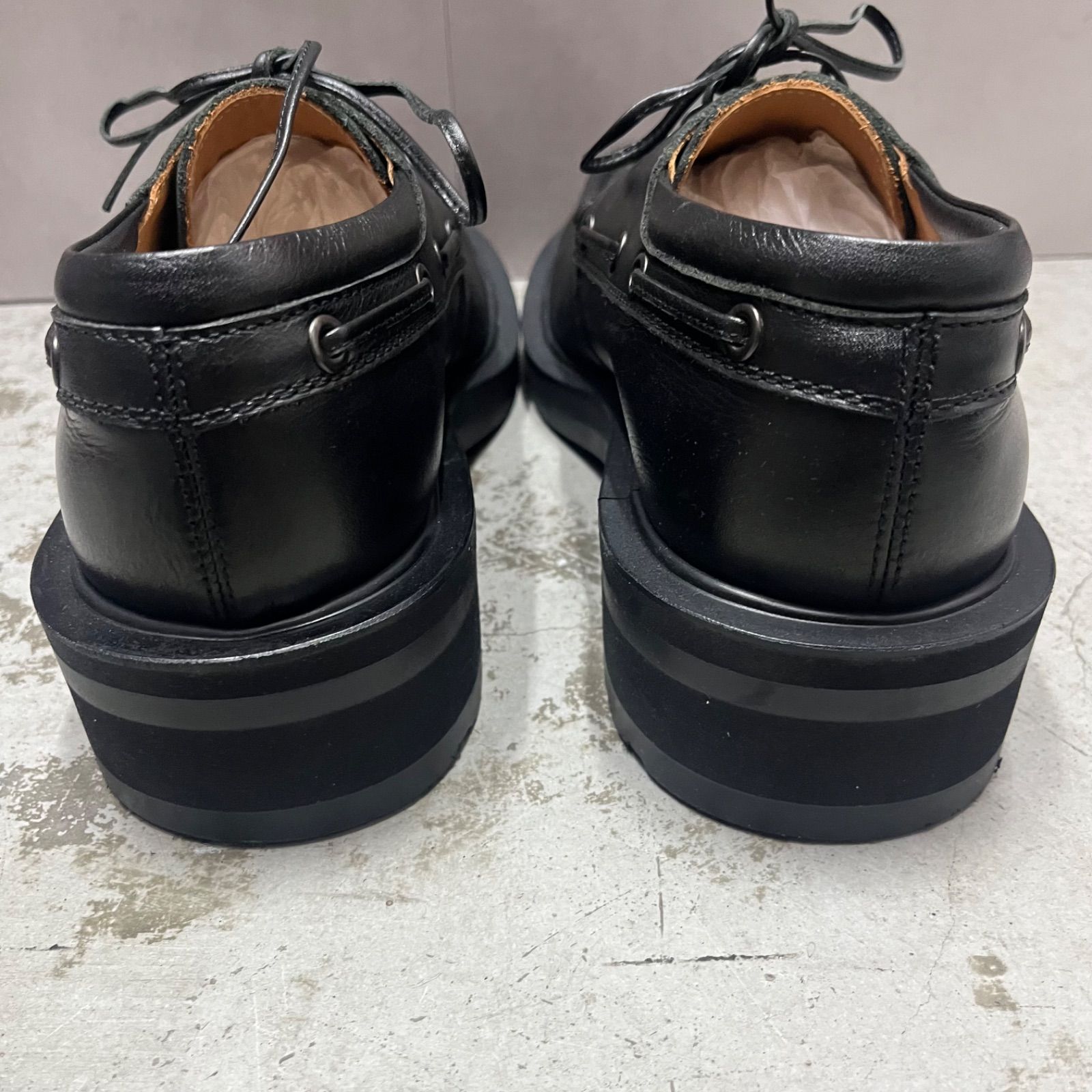 参考上代57200円 未使用品 JieDa 24AW DECK SHOES レザー