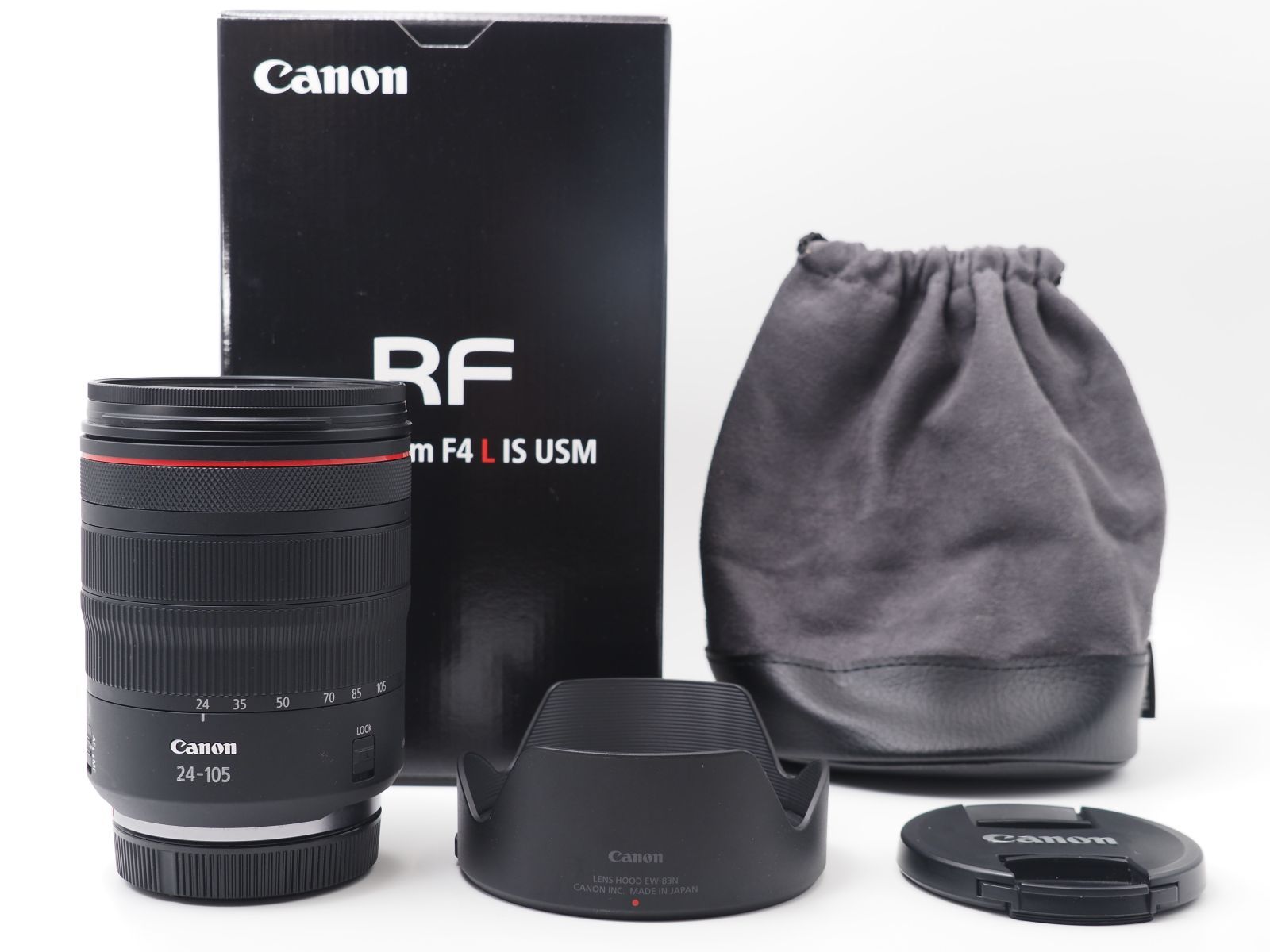 101047☆ほぼ新☆Canon 中望遠ズームレンズ RF24-105mm F4L IS USM