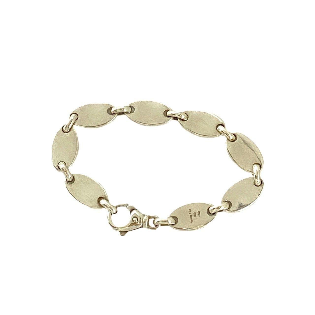 極 美品 TIFFANY&Co. ティファニー OLD Tiffany ぺブル リンク