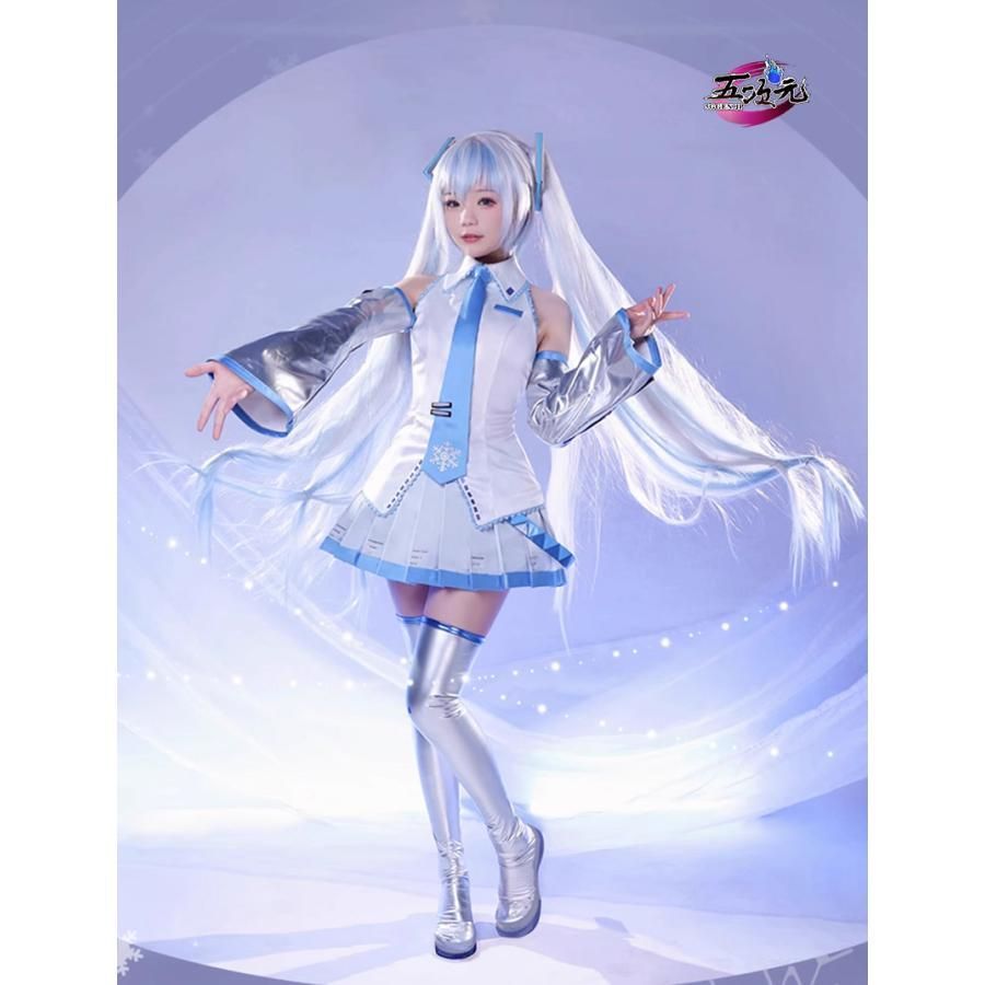 ICOS ボーカロイド コスプレ 初音ミク 雪ミク2010 衣装