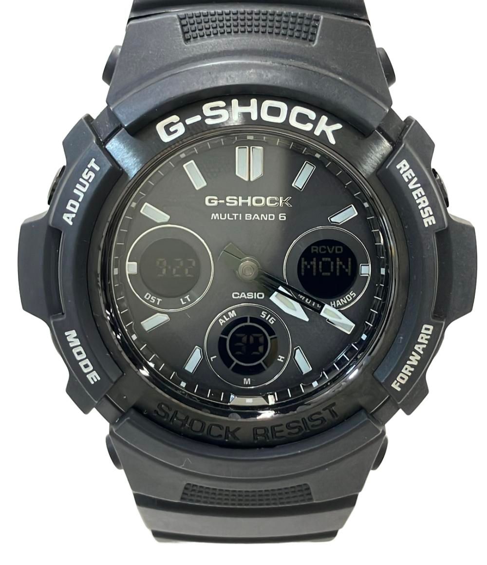 カシオ 腕時計 AWG-M100BW ソーラー グレー メンズ CASIO