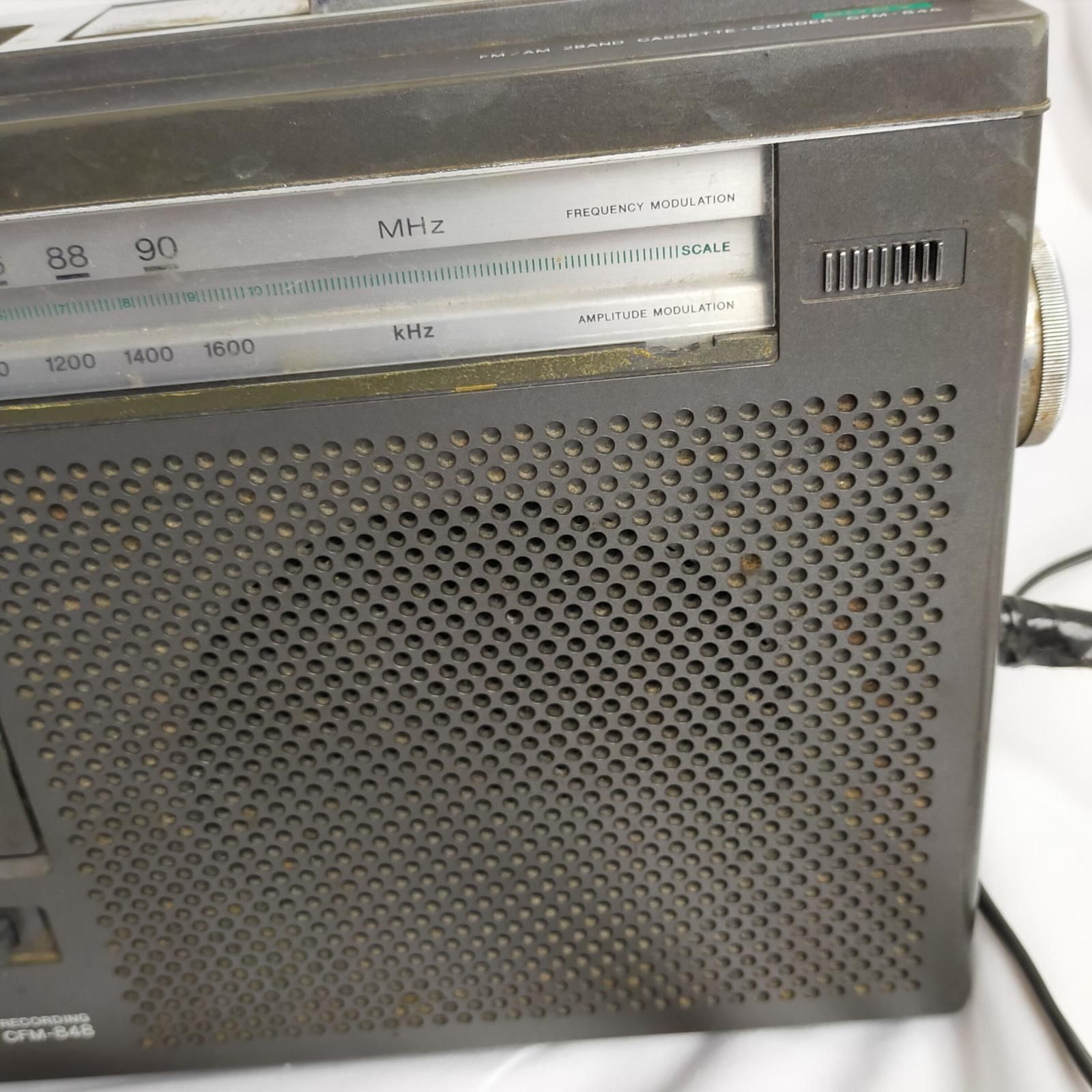 いいねありがとうございますステレオラジオカセットレコーダー(ジャンク品)   CFM-848　　　ソニー