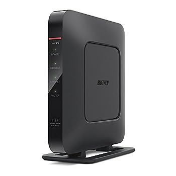 【中古】(非常に良い)BUFFALO WiFi 無線LAN ルーター WSR-1166DHP2/N 11ac 866+433Mbps 3LDK 2階建向け 【iPhone8/iPhoneX/Echo メーカー動作確認済み】