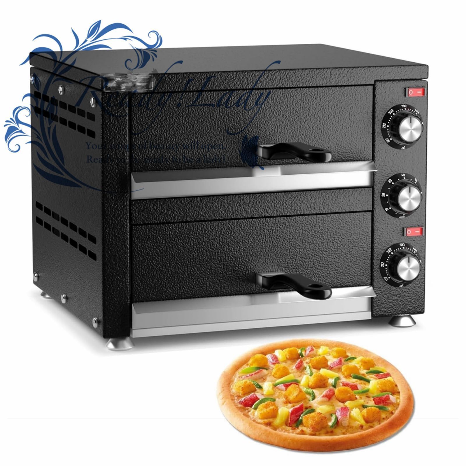 15インチ x 12インチ x 0.6インチ ピザストーン 改造Pizzeria ピザ