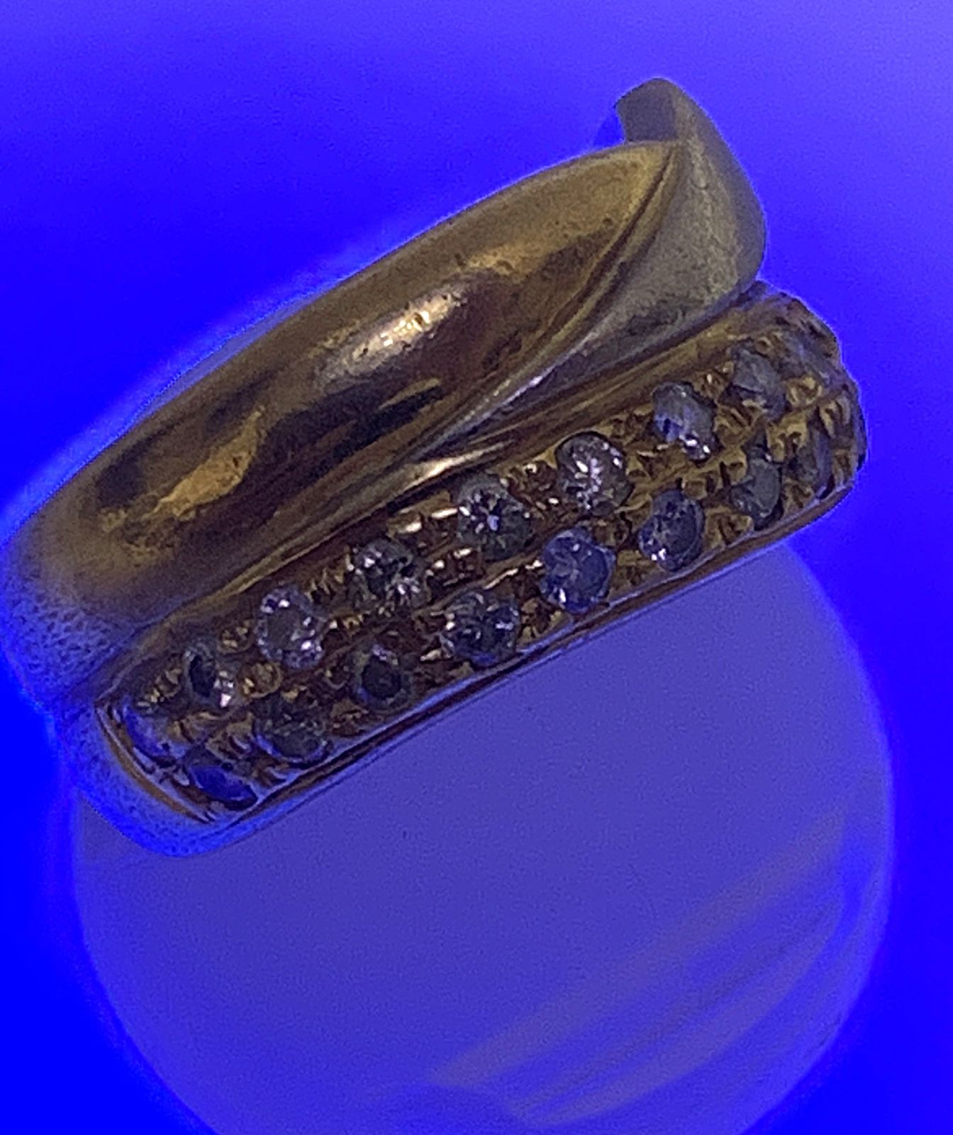 Pt850K18　天然ダイヤモンドリング　D0.82ct　サイズ11号　コンビ Pt850K18 天然ダイヤモンドリング D0.82ct サイズ11号 コンビ