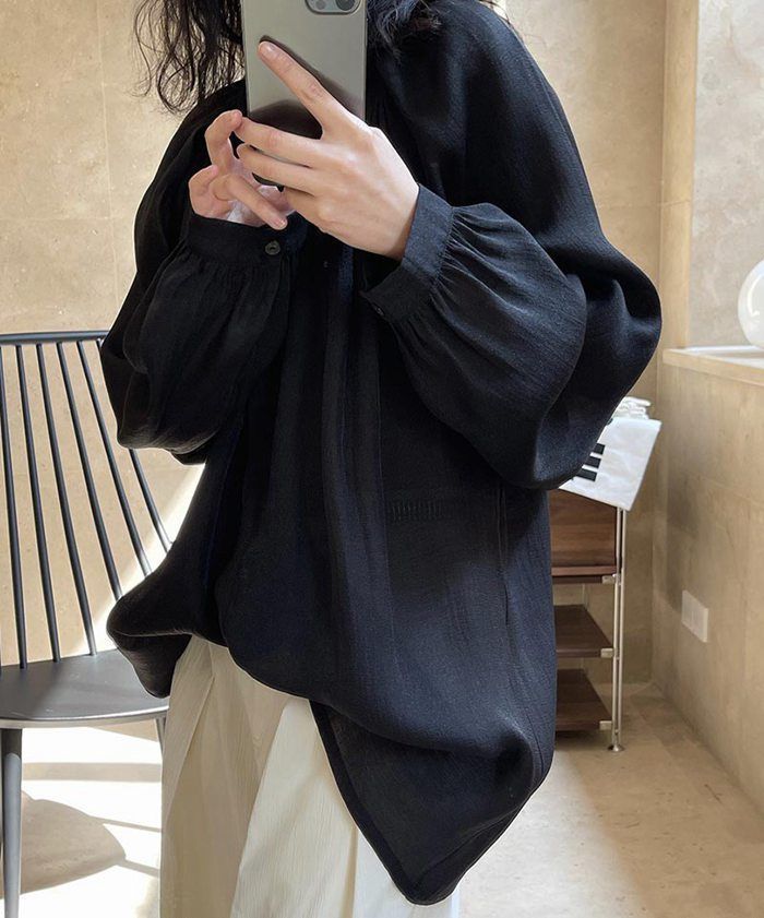 ロング丈 ルーズフィット