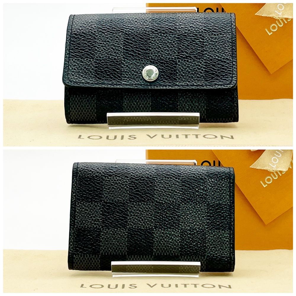 極美品 ルイヴィトン ダミエグラフィット ミュルティクレ6 キーケース