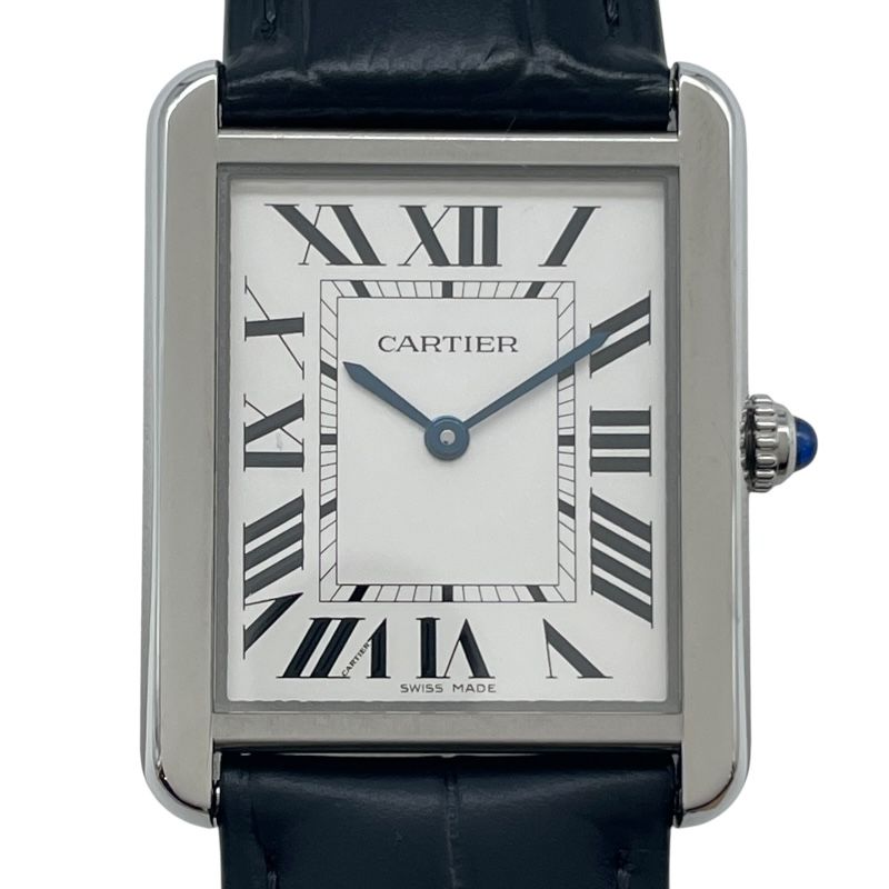 Cartier 腕時計タンクソロLM 新品)CARTIER カルティエ タンク ソロ LM WSTA0028（商品ID