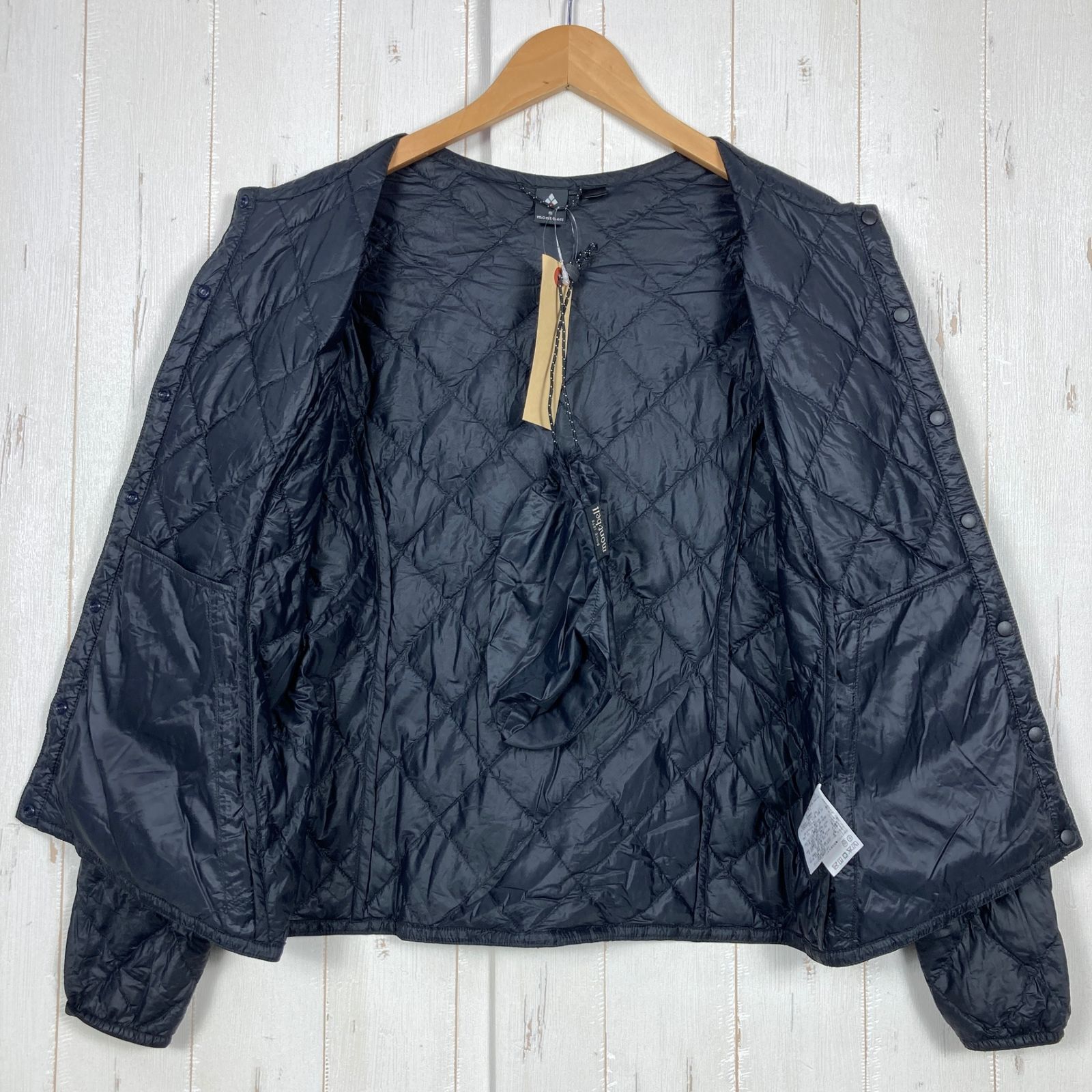 Women s ブラック系 Montbell モンベル スペリオ ダウン ラウンド ネック ジャケット Superior Down Round Neck Jacket ウェア トップス アウター ダウンインサレ