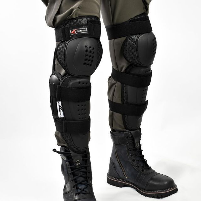 コミネ(KOMINE) バイク用 プロテクター トリプルニープロテクター3 Black フリー SK-608 255