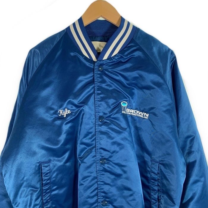 90`s Chalk Line チョークライン Brown Steel Contractors Inc