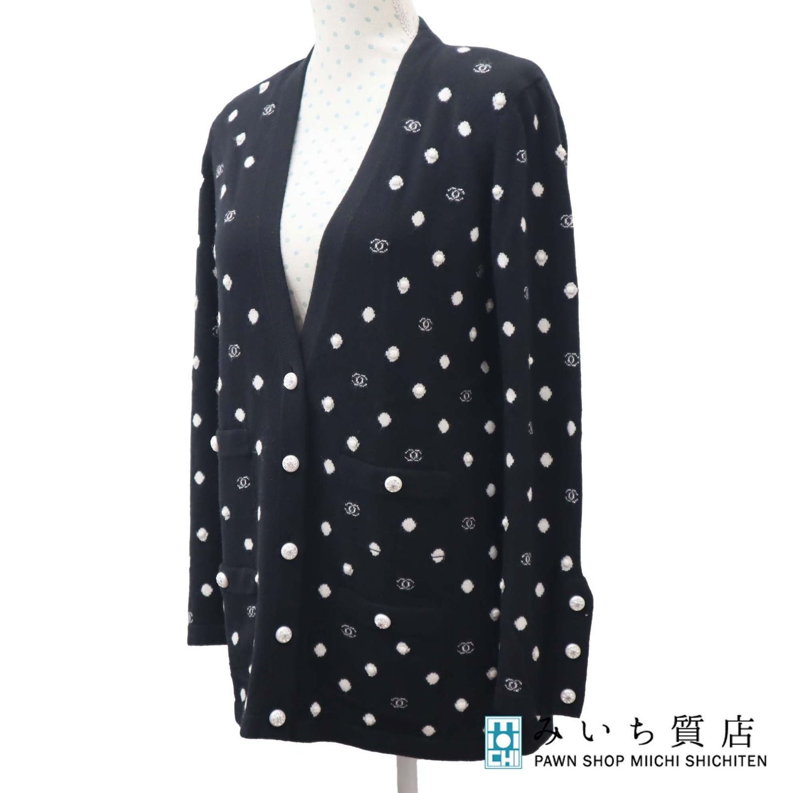 CHANEL シャネル カーディガン P75020K10748 サイズ34 カシミヤ