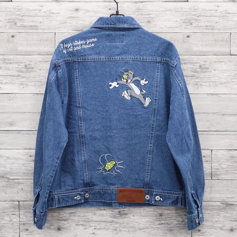 新品 メンズ トムとジェリー シークエンズ コラボ デニム 新品 メンズ トムとジェリー シークエンズ コラボ デニム