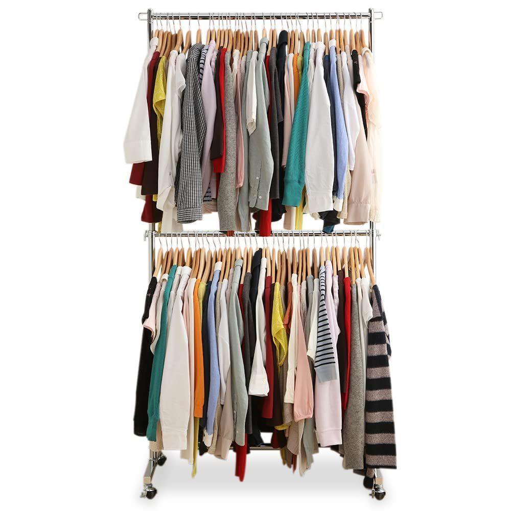 数量 アイリスプラザ ハンガーラック 2段 耐荷重86kg シルバー CW3001-78 パイプハンガー a シルバー