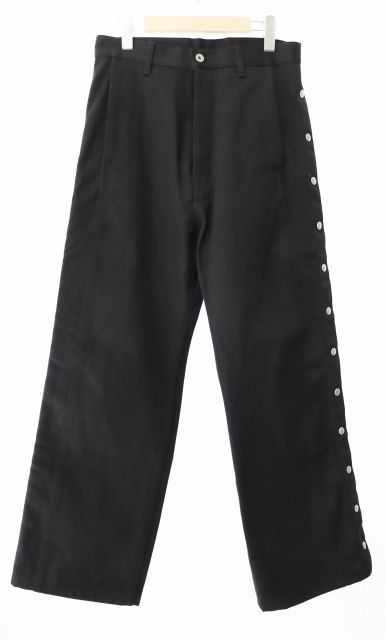リックオウエンス Rick Owens DRKSHDW ダークシャドウ Pusher wide leg cotton jeans プッシャー ワイド レッグ コットン ジーンズ デニム パンツ DL02C3390-HBLKJP AA 250516