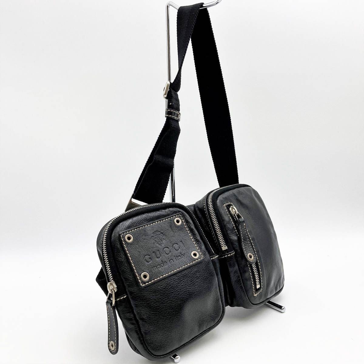 セール 美品 GUCCI グッチ ウエストバッグ ボディバッグ ヒップバッグ