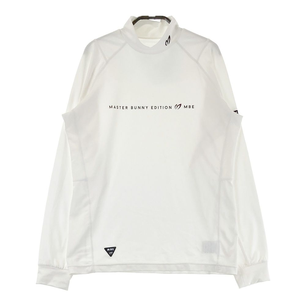 マスターバニーエディション　レディースの長袖Tシャツ マスターバニーエディション ハイネック 長袖Tシャツ 千鳥柄