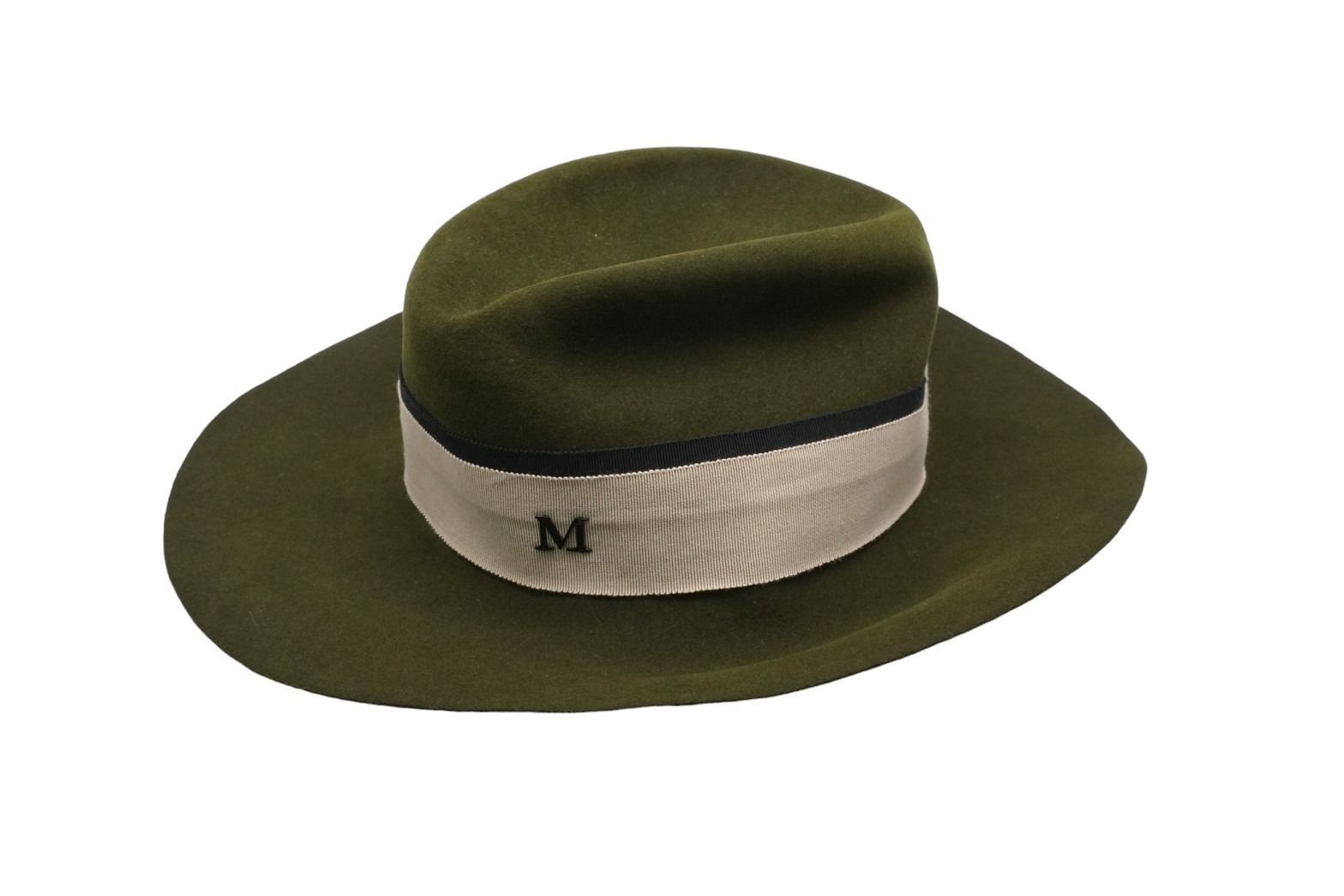 新着商品 MAISON MICHEL PARIS メゾンミッシェル 帽子 ハット グレー