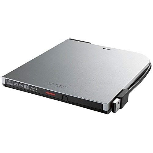 BUFFALO BDXL対応 USB2.0用ポータブルブルーレイドライブ スリムタイプ シルバー BRXL-PT6U2V-SVD シルバー