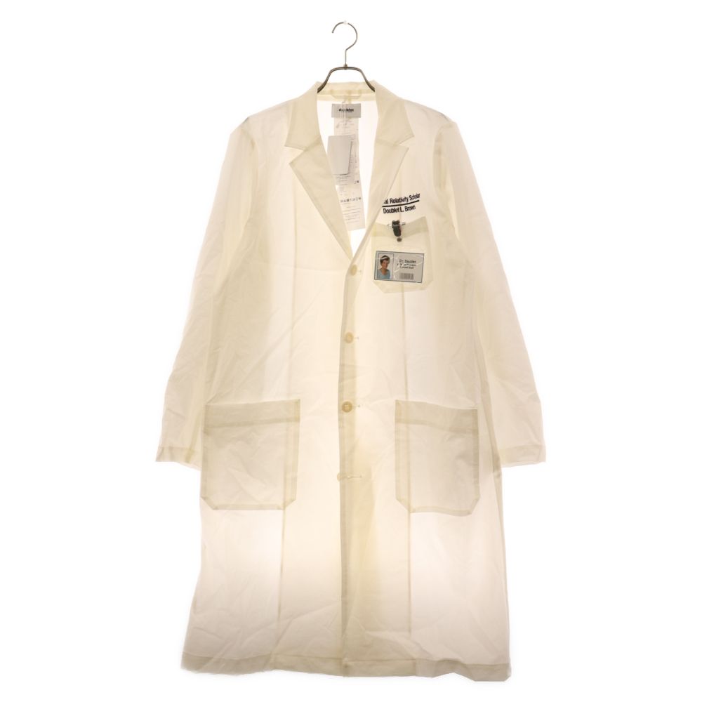 doublet (ダブレット) 24SS COATING SCIENTIST COAT コーティング サイエンス コート ホワイト 24SS03CO61