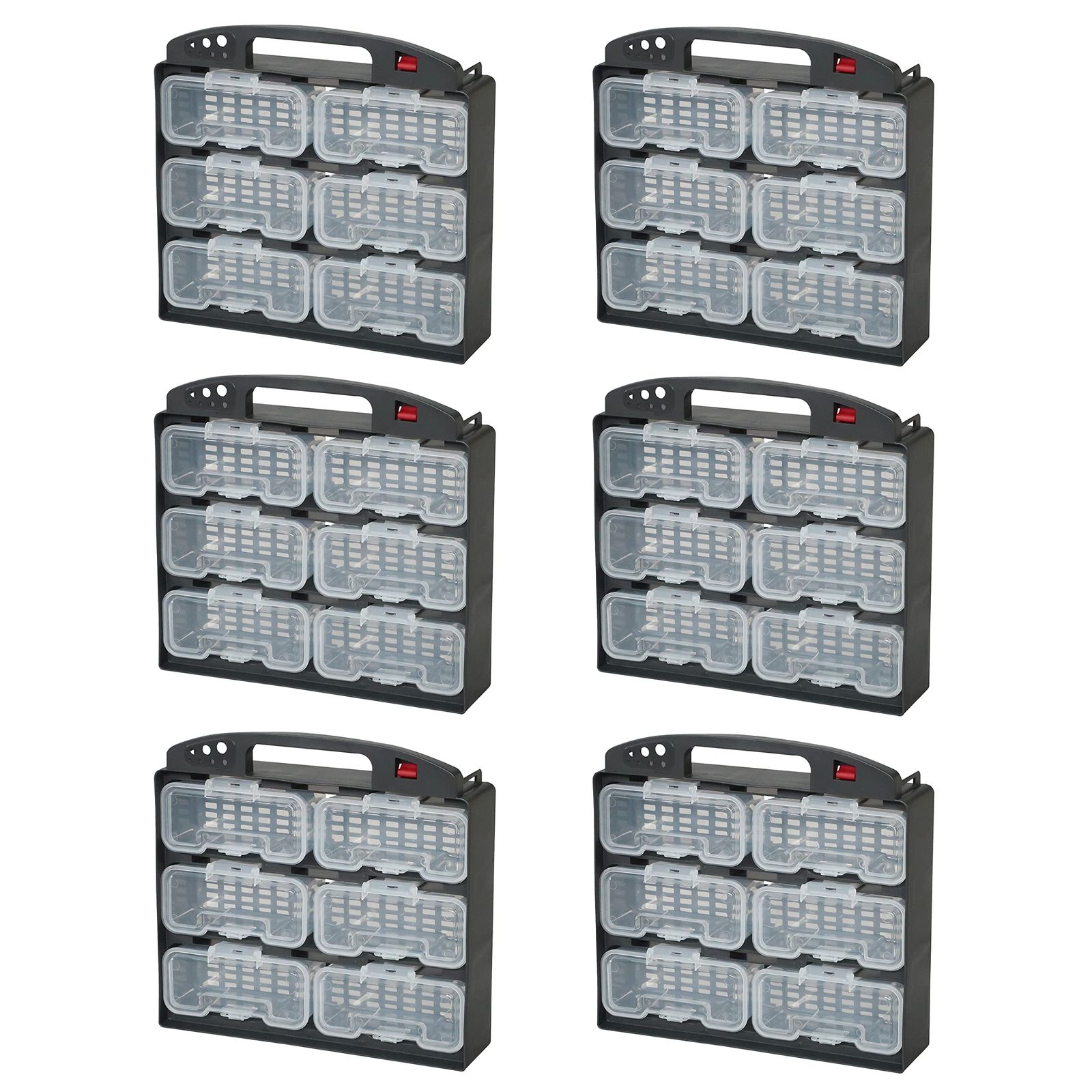 JEJアステージ 工具箱 アクティブユニット AU-6 幅30.5×奥行7×高さ29cm ミニケース ツールボックス 工具 小物入れ 6個セット