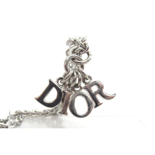 Christian Dior ロゴチャームネックレス Dior ロゴチャーム ネックレス シルバー ∠UP4891 - メルカリ