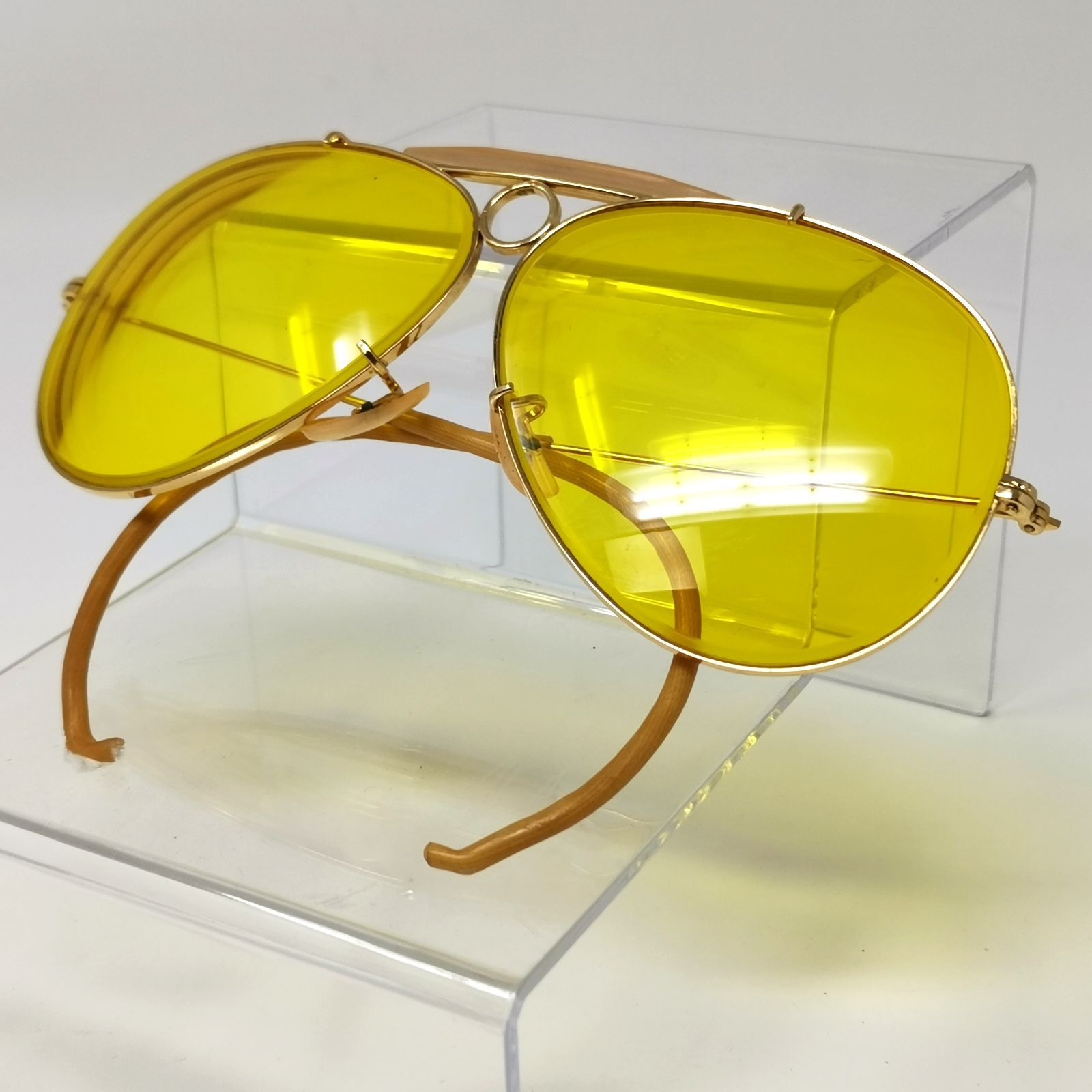 B＆L Ray-Ban シューター カリクロームレンズ イエローレンズ メガネ 