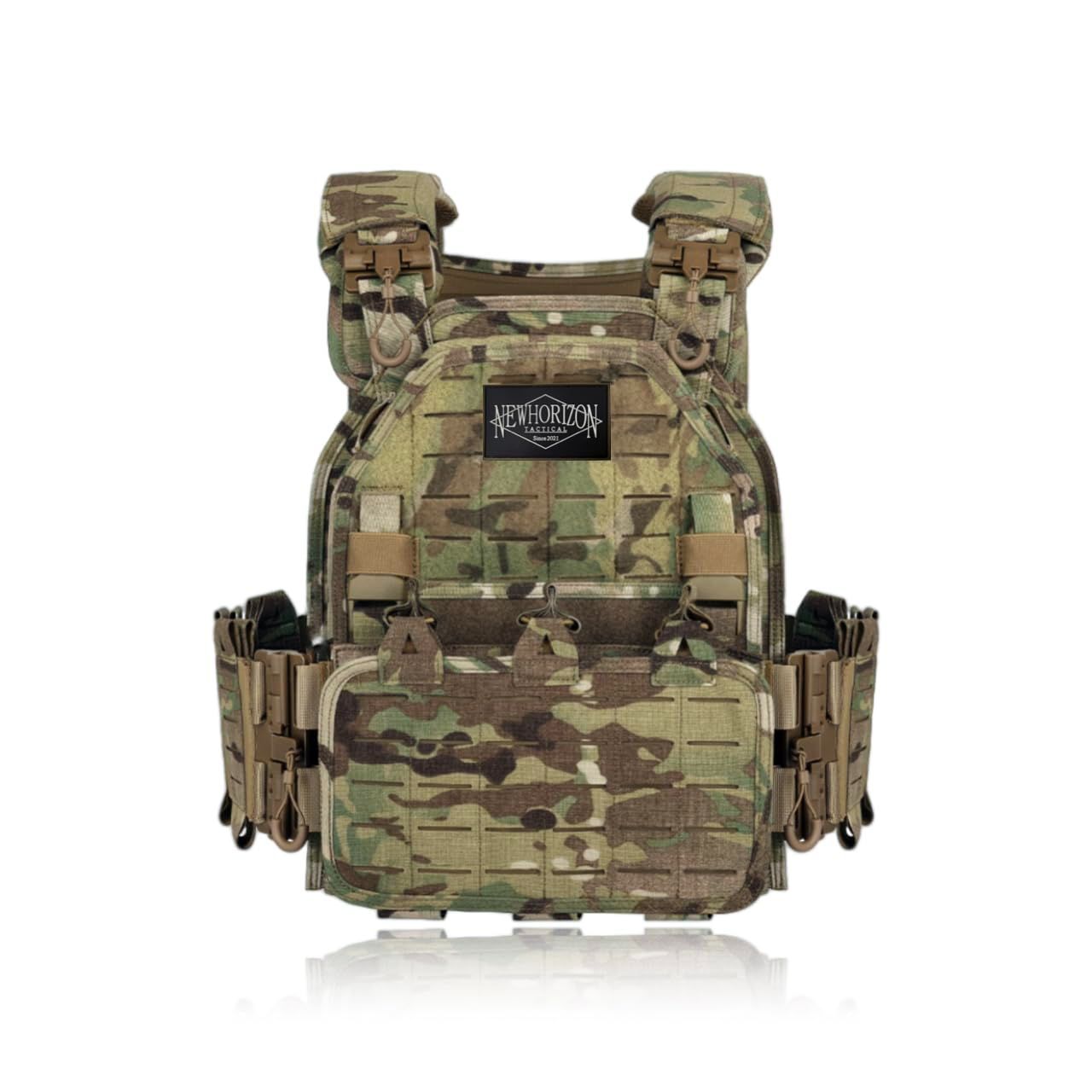 Multicam 【NEW HORIZON】 Plate Carrier Primera Multicam Quick release CORDURA  1000D Nylon プレートキャリア クイックリリース 軽量 レーザーカット Molle マルチカム 迷 - メルカリ