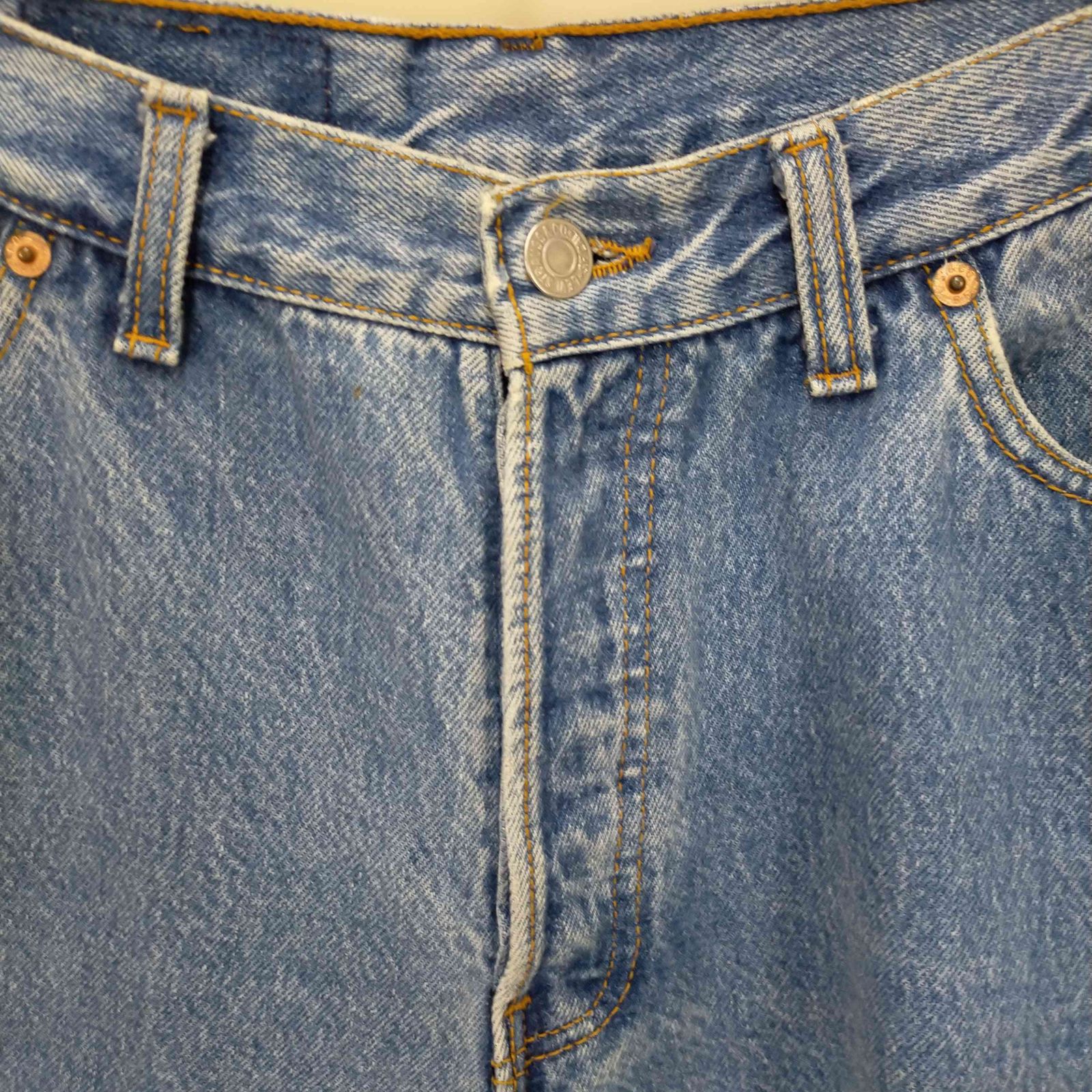 80s usa製 levi's 501 w38 l34 ボタンフライ 裾上げ済み W38 L34】Levis 501 リーバイス ボタンフライ デニムパンツ
