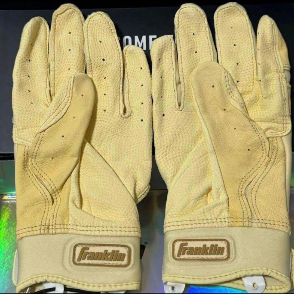  Franklin CFX Pro バニラゴールドバッティンググローブ バッティング用手袋 手袋