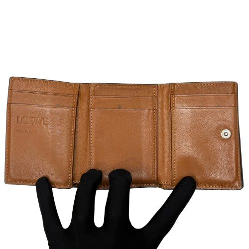 ロエベ LOEWE アナグラム トライフォードウォレット 3つ折り 