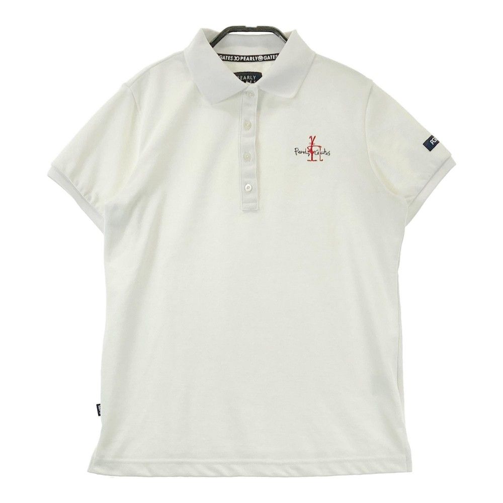 パーリーゲイツ ポロシャツ ホワイト サイズ 1 PEARLY GATES パーリー