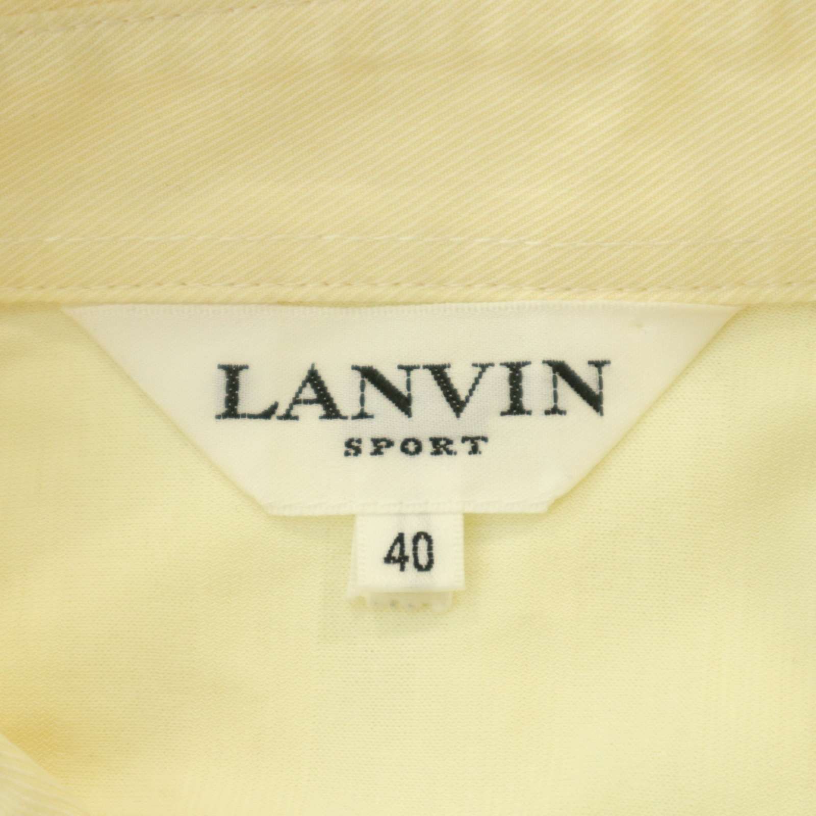LANVIN SPORT ランバン スポーツ ゴルフ 春夏☆ ロゴ刺繍 長袖