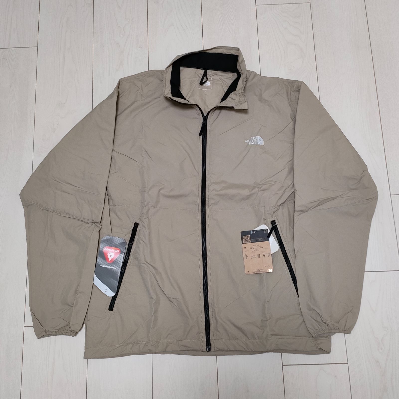 ☆】THE NORTH FACE ノースフェイス NY82290 Free Run Insulation Jacket  フリーランインサレーションジャケット L ニュートープ （10-4156） - メルカリ