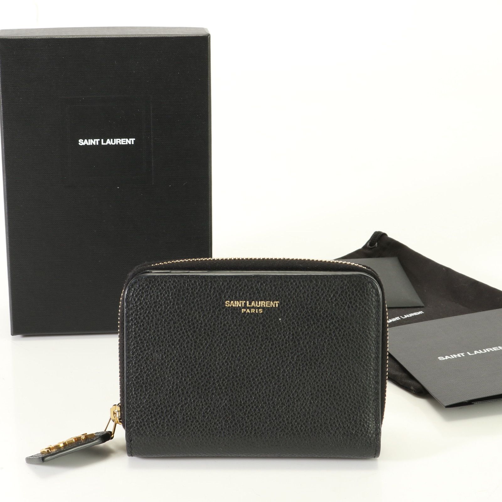 美品 Saint Laurent リヴゴーシュ　二つ折り財布