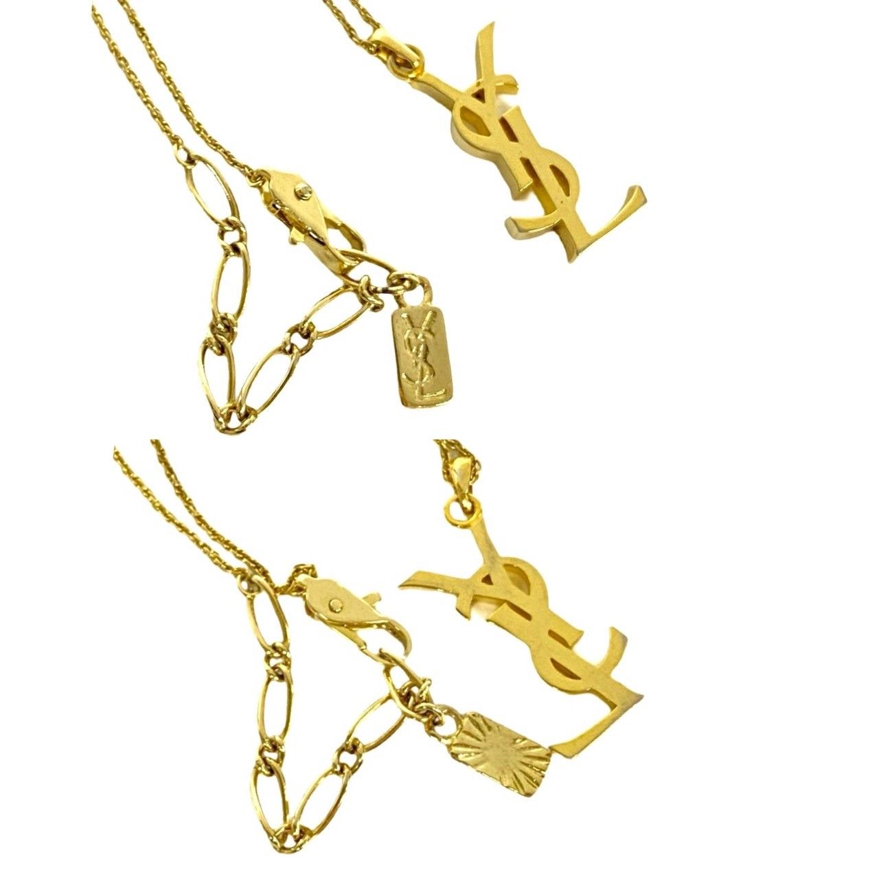 極 美品 希少品 YVES SAINT LAURENT イヴサンローラン YSL ロゴ GP