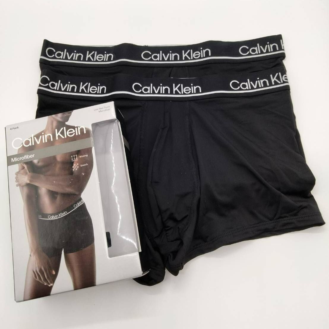 Calvin Klein(カルバンクライン) ローライズボクサーパンツ Black 2枚
