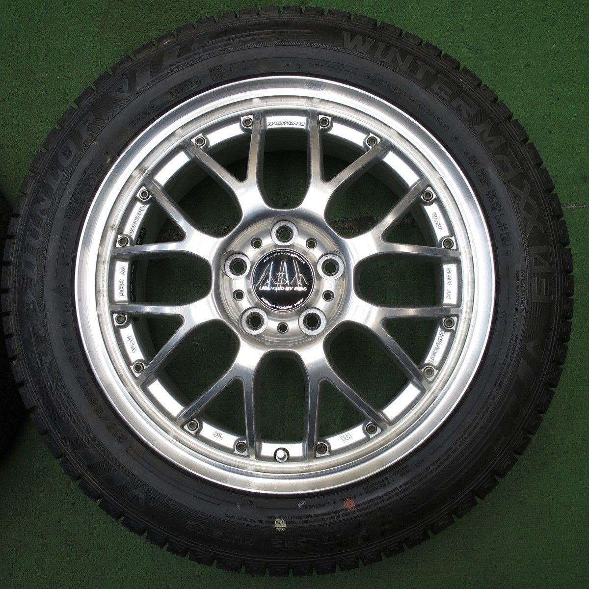 スパルコ　スタッドレス　17インチ【バリ溝】 バリ溝！21年！キレイ！9.5分☆ボルボ 等 Team Sparco 225/45R17