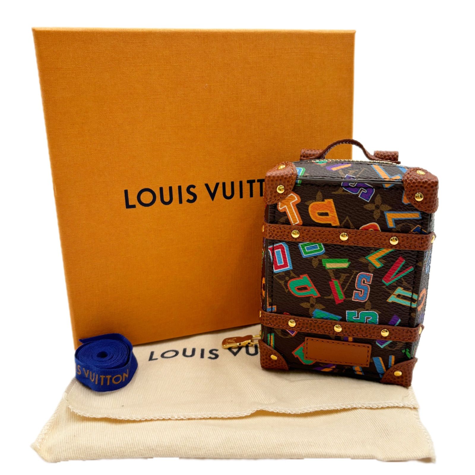 🟤LOUIS VUITTON🟤 ✨NBAコラボ✨ ミニバックパックトランクレターズ チャーム キーホルダー - メルカリ