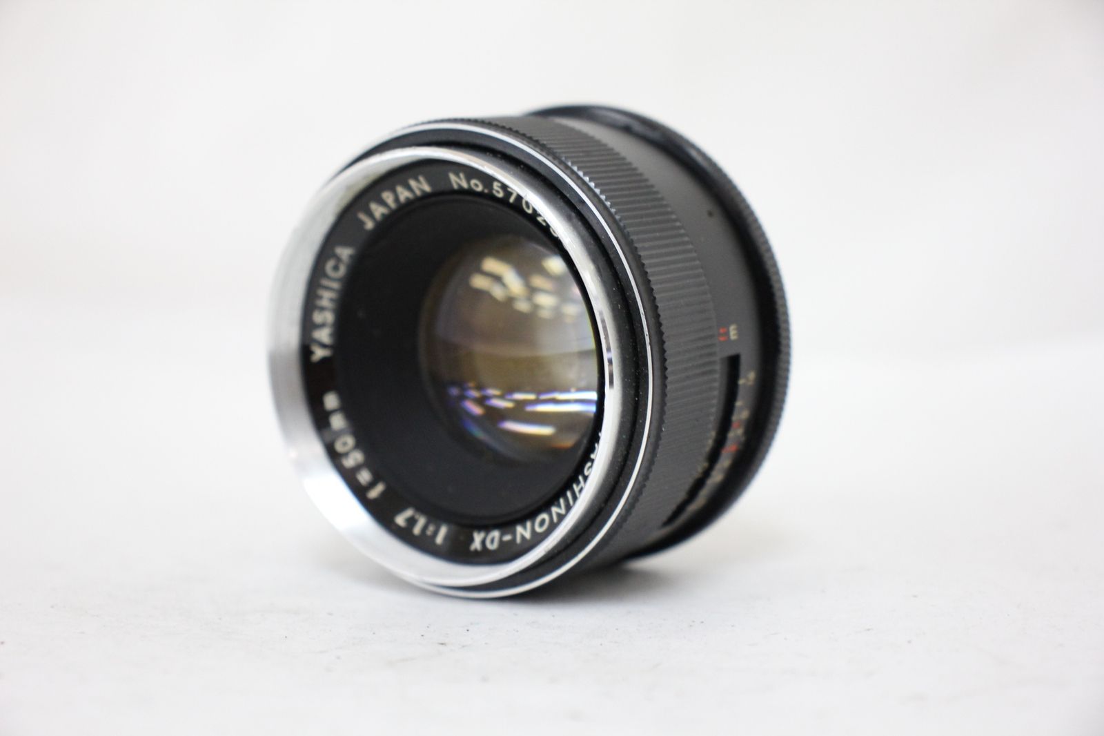 返品保証 ヤシカ Yashica Auto Yashinon-DX 50mm F1.7 M42マウント レンズ e283