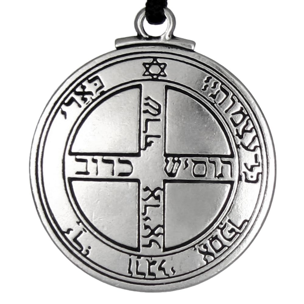 Pentacle of Jupiter Talismanソロモンの鍵模様ペンダントHermetic Enochian カバラ Pagan Wiccanジュエリー 