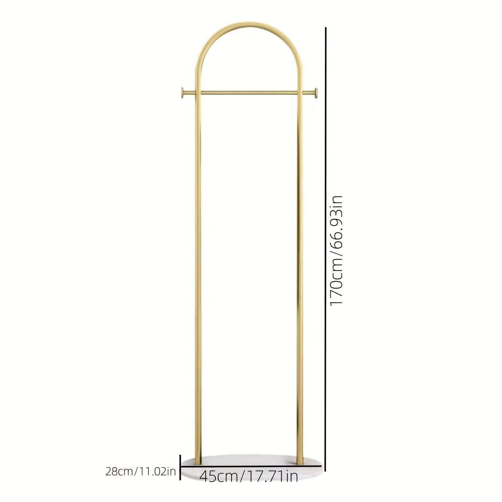 C1 アンティーク 薔薇モチーフ アイアンポールラック ハンガーラック