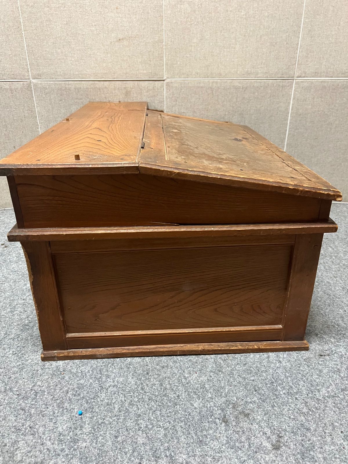 レトロ アンティーク 文机 引き出し付き 小机 フレアードレッグ ローテーブル レトロ アンティーク 文机 引き出し付き 小机 フレアードレッグ