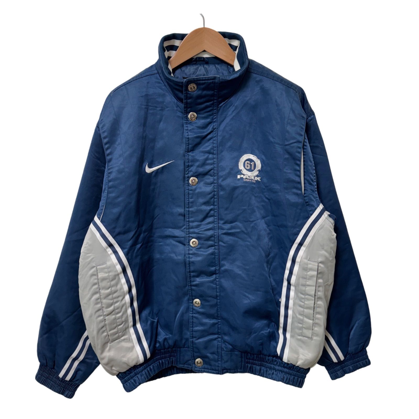 Nike スタジャン Mサイズ 中古・古着通販】NIKE (ナイキ) ナイロンスタジャン ブラック サイズ:M