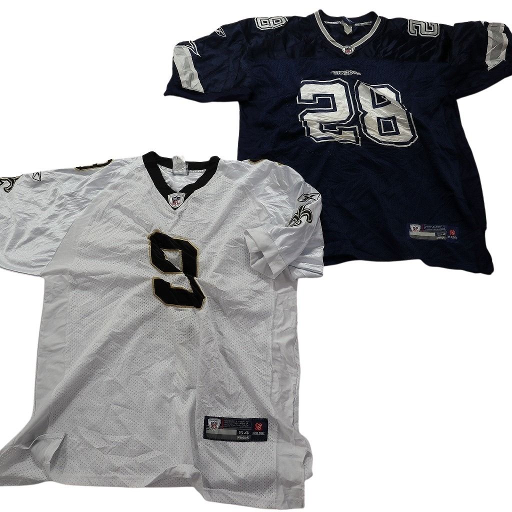 古着卸 まとめ売り NFL ゲームシャツ ユニフォーム 8枚セット