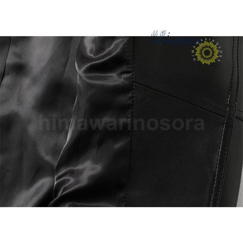 レザージャケット ライダースジャケット レディース ラムレザー 革ジャン 秋 テーラードジャケット レザー 春 アウター ダブル vii4w508215 GULLKHAN_COM