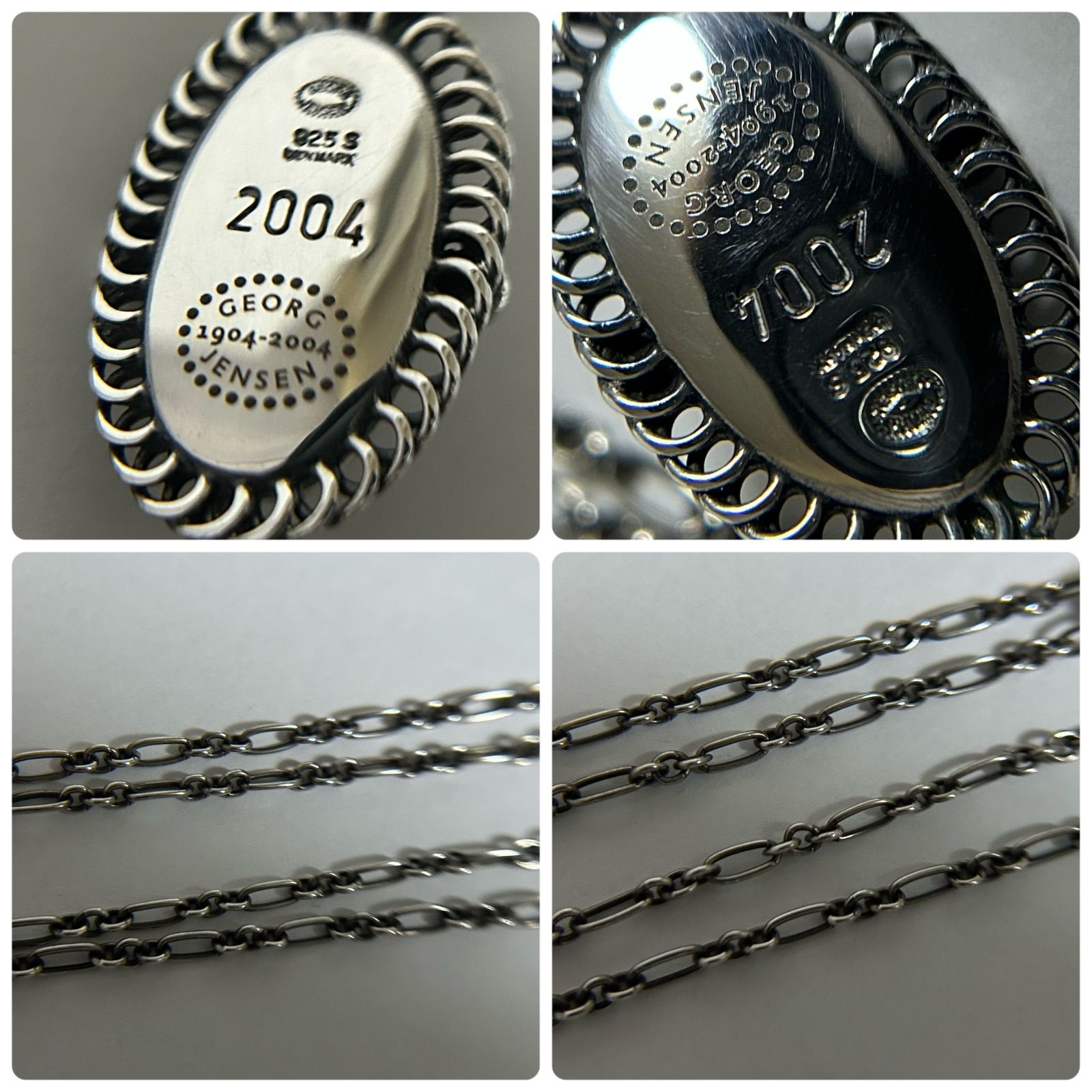 ジョージジェンセン 希少 ネックレス ペンダント 100周年 アジア限定