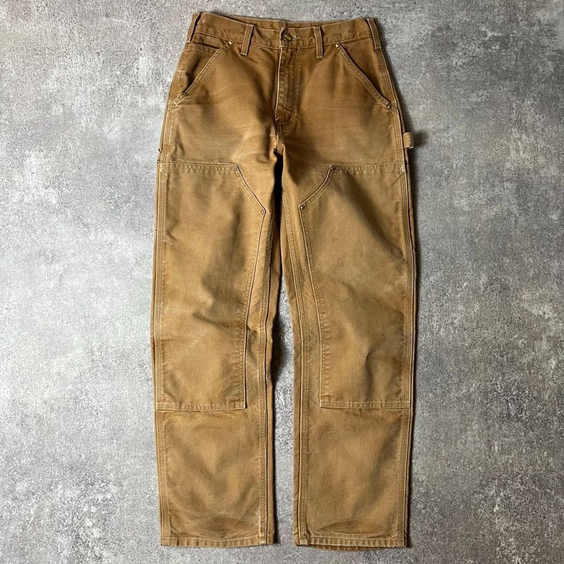 90s USA製 Carhartt ダブルニー ダック ペインター パンツ 29 30 / 90 ...