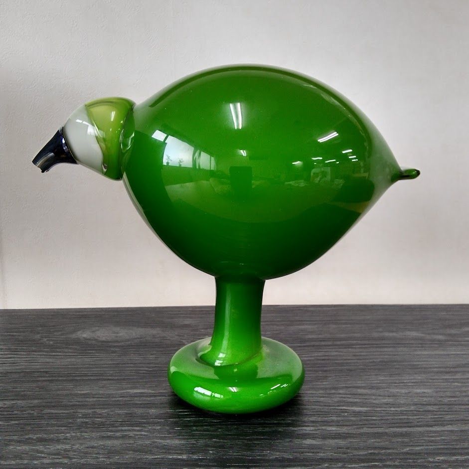 895】<<新品>>イッタラ バード トイッカ（BIRDS BY TOIKKA） 205x165mm グリーンアイビス（アオアシトキ） GREEN  IBIS 205 X 165 MM 北欧 フィンランド 置物 オブジェ 鳥 - メルカリ