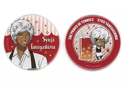 中古】バッジ・ピンズ 種ヶ島修二 ビッグ缶バッジ2個セット 「ココス